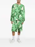 Спортивные шорты с принтом DOLCE & GABBANA, зеленый - фото 3