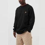 Футболка с длинным рукавом American Script Carhartt WIP, черный - фото 4