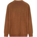 Вышитый шерстяной свитер Max Mara MaxMara, коричневый - фото 4