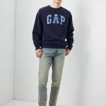 Толстовка унисекс Gap, зеленый - фото 11