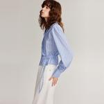 ELLE Рубашка Women's Stripes Lapel Moderate - фото 7