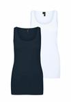 Топ Vero Moda MAXI TANK 2 PACK, Navy Blazer 2/Dark Blue - фото 5