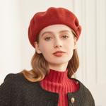 Берет Women's ELLE, burgundy - фото 8