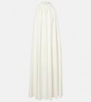 Макси-платье с драпировкой Givenchy, Ivory - фото