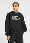Толстовка New Balance Sweatshirt, Black/Mottled Black - фото