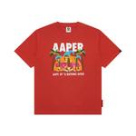 Футболка с принтом от A Bathing APE Aape, Ecru Ivx - фото 4