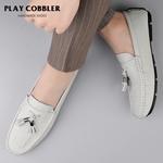 PLAY COBBLER Лоферы унисекс черно-белые, цвет Black - фото 7