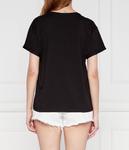 Футболка женская Liu Jo Beachwear с логотипом, черный - фото 4