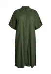 Платье-Рубашка mit kurzen ärmeln Zizzi, Thyme Solid - фото 4