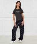 Спортивные брюки детские Hugo Kids свободного кроя с принтом, черный - фото 2