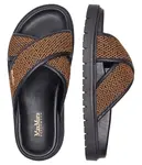 Праздничные тапочки Mm, коричневый - фото 3