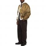 Стильный реверсивный бомбер Stussy, серый - фото 7