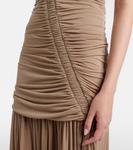 Орион собранное платье с рюшами Christopher Esber, Clay - фото 5