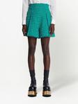 Balmain твидовые шорты, зеленый - фото 3