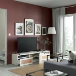 Тумба под телевизор, белый, 180x42x39 см, STUDSVIKEN BESTÅ IKEA - фото 2