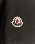 Футболка с вышитым логотипом Moncler, черный - фото 4