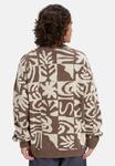 Джемпер Quiksilver HALL CITY JACQUARD, Chocolate Brown Terreau Desert/Light Brown - фото 3