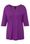 Топ с длинными рукавами Ulla Popken, фиолетовый - фото 2