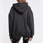 Толстовка оверсайз из сернила Pinko, черный - фото 3