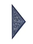 Шарф с узором пейсли Etro, синий - фото 2