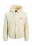 Толстовка Jack & Jones Zip-up sweatshirt, Antique White/Beige - фото 5