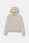 Детская толстовка Adidas, бежевый - фото