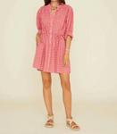 Платье Winnie в оранжево-розовом цвете XIRENA - фото