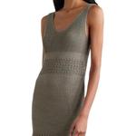 Вязаное макси-платье MaxMara, army зеленый - фото 5