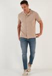 Рубашка REGULAR FIT Buratti, светло-коричневый - фото 4