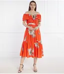 Платье с поясом Desigual, оранжевый - фото 3