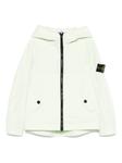 Куртка с значком компаса Stone Island Junior, зеленый - фото