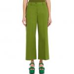 WEEKEND MaxMara Женские повседневные брюки зеленые - фото 5