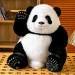 Плюшевая игрушка панда, высота 33 см WELTSTON, белый - фото 2
