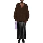 MSGM Свитер женский коричневый - фото 5