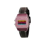 CASIO Часы Retrofit Series Quartz Movement Genuine Leather Strap Watch Unisex Pink Watch Dial - фото 2