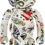 BE@RBRICK Ed Hardy белый - фото 4