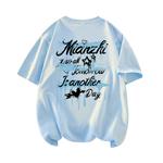 Футболка унисекс Cotton, темно-синий - фото 11