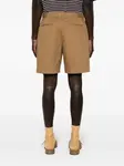 Шорты со складками A.P.C., коричневый - фото 4