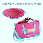 Большая сумка на молнии для девочек, розовый - фото 4