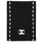 Вязаный шарф унисекс CHANEL, черный - фото 4