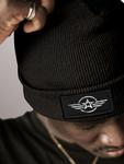 Шапка Neverless Airforce Wings, черный - фото 2
