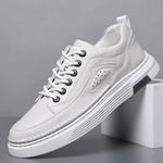 EGCHI Мужские белые кеды, цвет White - фото 6