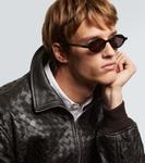 Овальные солнцезащитные очки Bottega Veneta - фото 3