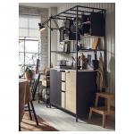 Мини-кухня ÄSPINGE IKEA, 120x60x202 см, пепельный - фото 3
