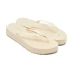 Пляжные шлепанцы с монограммой Tommy Hilfiger, экрю - фото 2