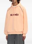 Толстовка с капюшоном с принтом Sunnei, розовый - фото 2