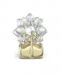 Статуэтка зодиака Лев Swarovski, clear/gold - фото 3
