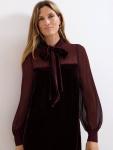 Винни бархатное мини-платье Phase Eight, Burgundy - фото 7