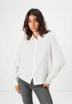 Блуза Vero Moda VMBUMPY BASIC SHIRT, Snow White/White - фото 4