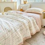 Yalu Летнее одеяло 100х150 см, хлопковый наполнитель, легкое - фото 9